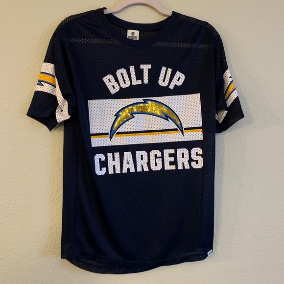 pink chargers jersey